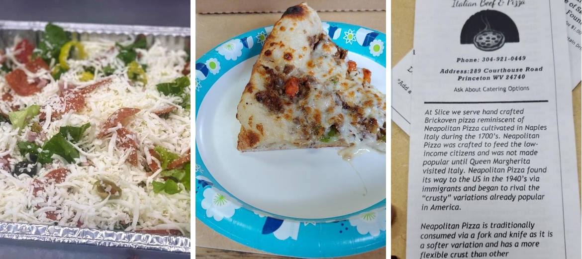 Slice Italian Beef and Pizza