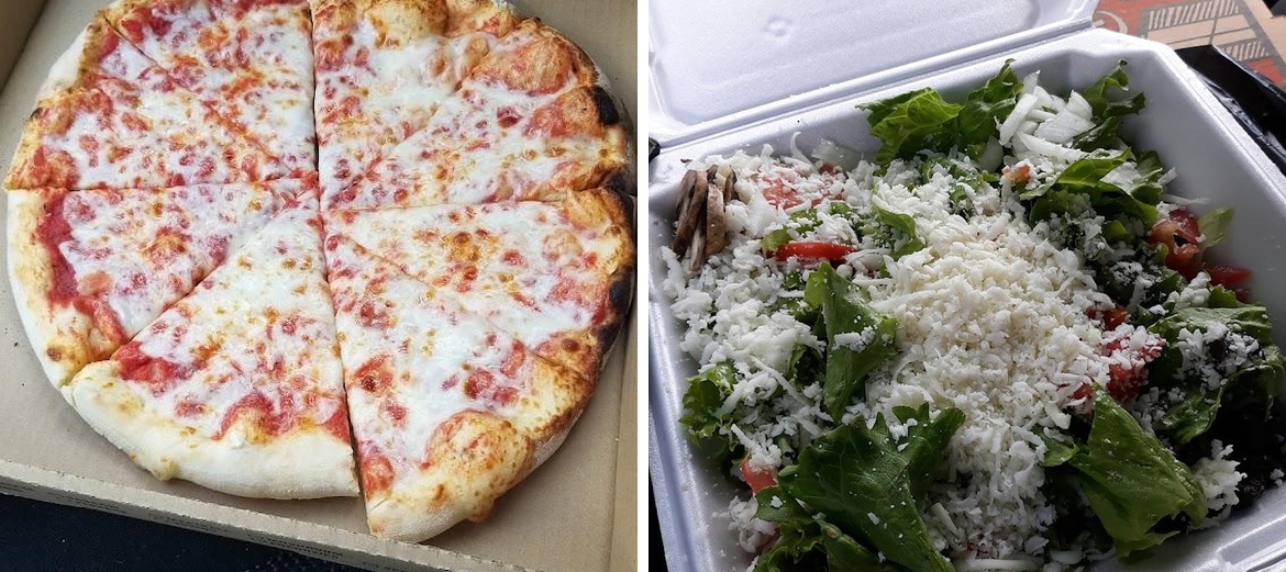 Slice Italian Beef and Pizza