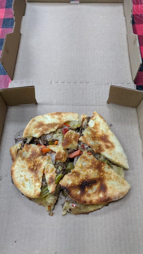 Slice Italian Beef and Pizza